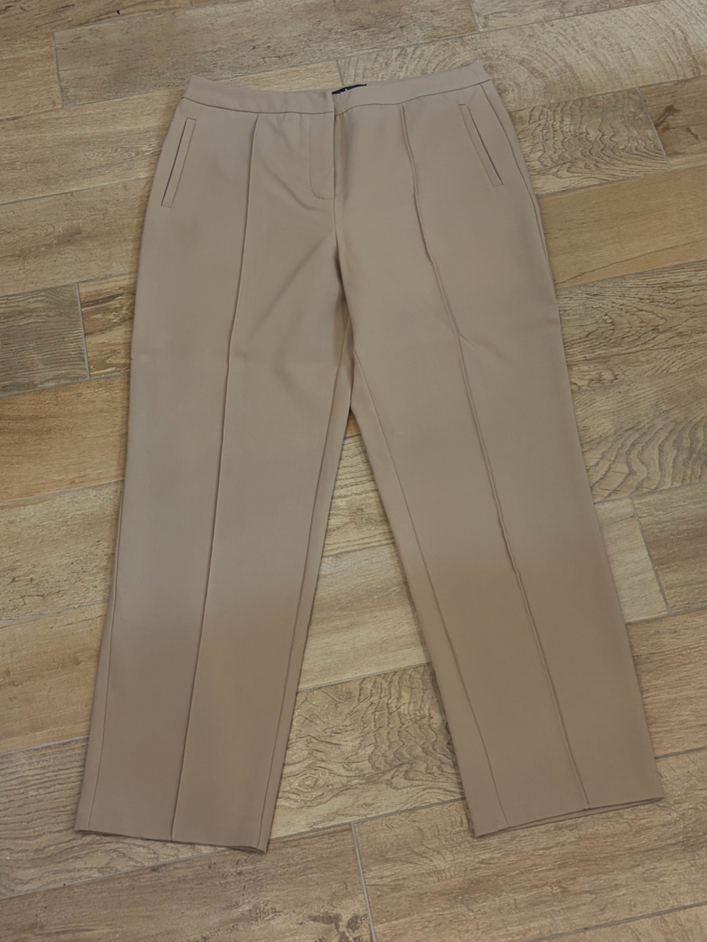 Lulus Classic Beige Tailored Trousers